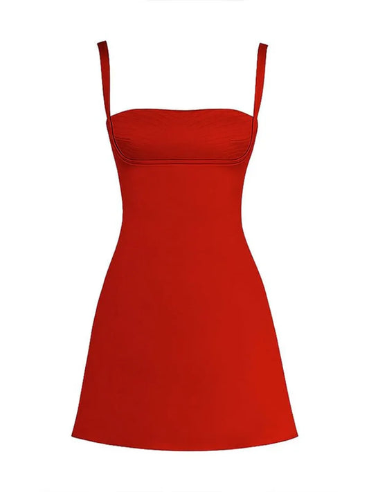 Alicia Mini Red Dress
