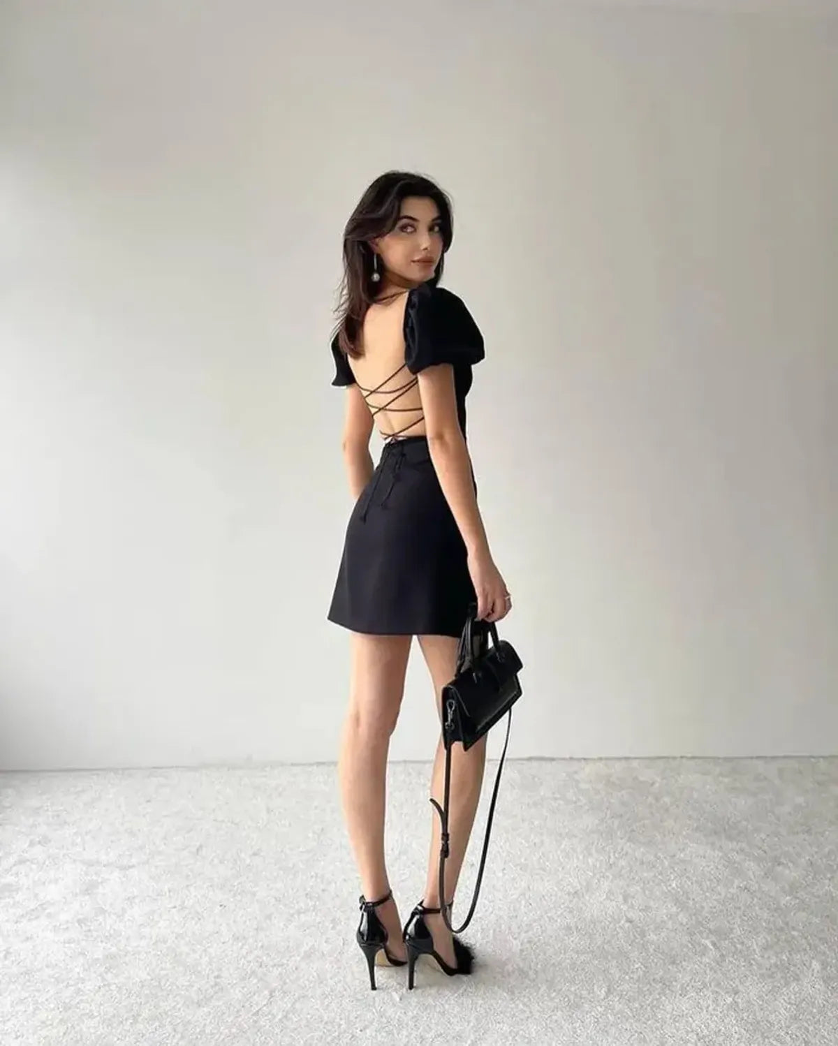 Black-Pastel-Backless-Dress-For-Women---Girls