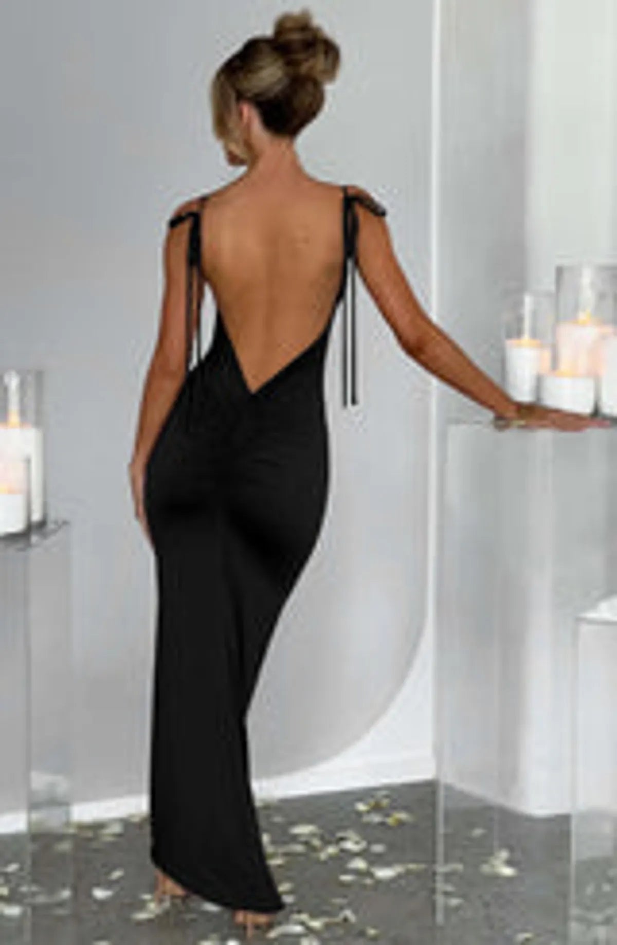 Aanaya Maxi Dress - Black