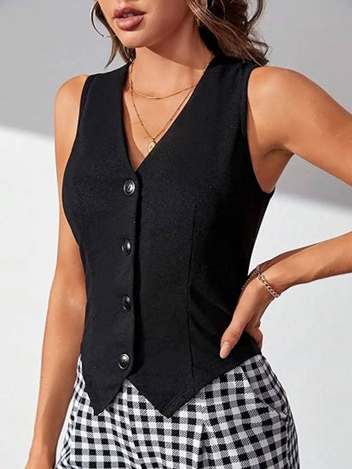 Women Blazer Open Front Top