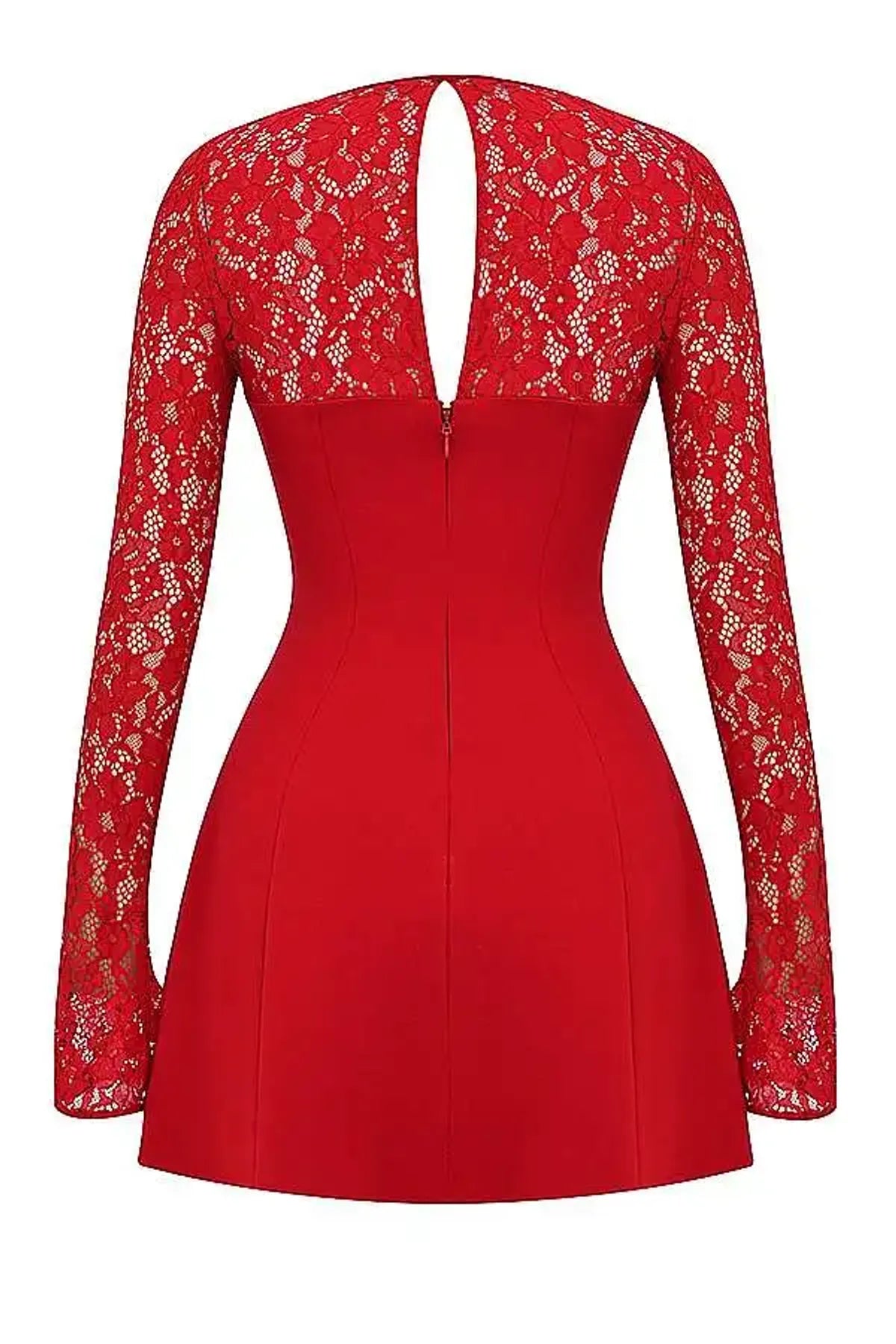 Red Women's A-Line Mini Dress